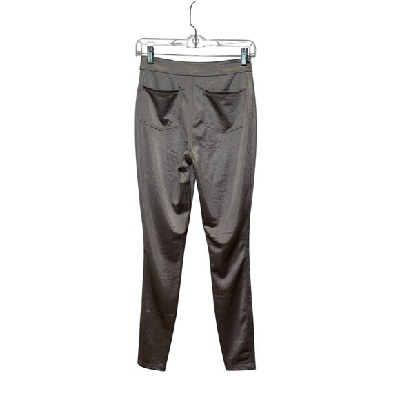 NWT SKIMS Disco Pants Silver Shimmer Skinny Women's Size S - Picture 3 of 11